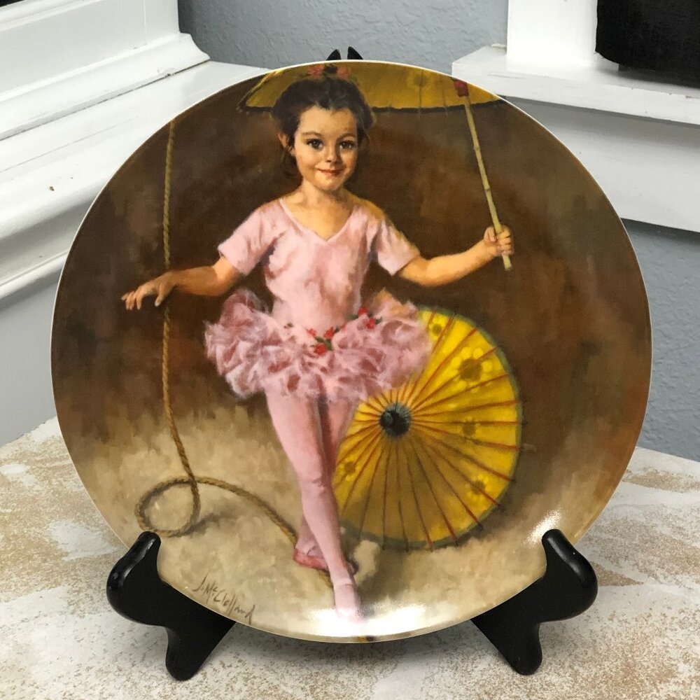 Knowles Collectors Plate Katie The Tightrope Walker Children's Circus